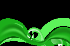 Green abstract dynamic wave background element decoration Product Image 2