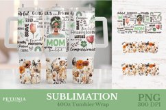 40 oz african american tumbler design being used as a sublimation 40 oz tumbler print