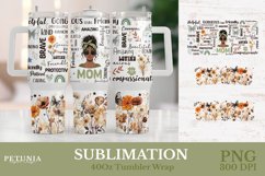 40 oz african american tumbler design being used as a sublimation 40 oz tumbler print