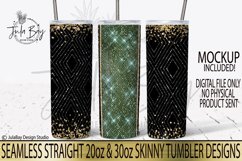 Green and Black Glitter Tumbler Sublimation Bundle PNG Bling Elegant Wedding Bridesmaid New Years