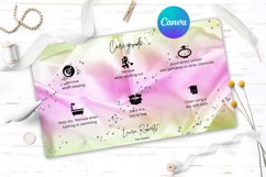 Jewelry Care Card, Canva Template Product Image 1