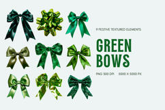 Vintage Green Bows Product Image 1