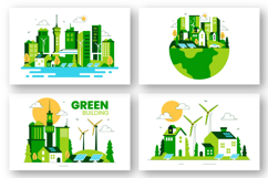 10 Green Building Illustration Product Image 3