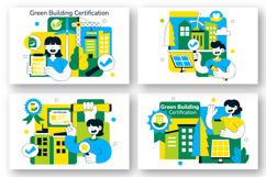 10 Green Building Certification Illustration Product Image 2