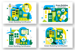 10 Green Building Certification Illustration Product Image 3