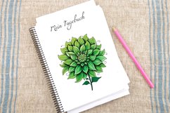 Watercolor Green Butterfly Clipart Bundle Product Image 4