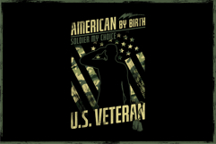 American By Birth Soldier By Choice US Veteran Product Image 4