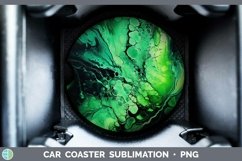 GorgeousGreen Car Coaster design.
