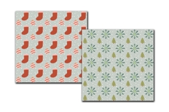 Green Christmas Seamless Pattern Mega Bundle Digital Papers Product Image 5