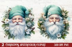 Cozy Green christmas Clipart Sublimation, Christmas PNG Product Image 1