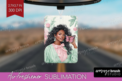Cottagecore Air Freshener PNG - Green Coquette PNG Product Image 1