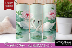 Cottagecore Tumbler Wrap - Green Coquette Tumbler PNG Product Image 1