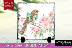 Cottagecore Slate PNG - Green Coquette Square Slate Product Image 1