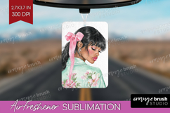 Cottagecore Air Freshener PNG - Green Coquette PNG Product Image 1