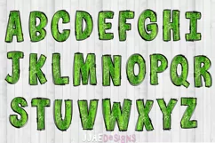 Monster Doodle Font | Alphabet clipart Halloween PNG Letter Product Image 2