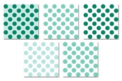 Green Dot Octagon Oval Seamless Pattern Product Image 2