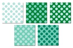Green Dot Octagon Oval Seamless Pattern Product Image 3