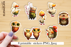 Stickers Whimsical Hello Spring. Children's stickers. Product Image 1