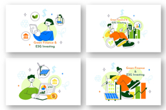 10 Green Finance Investing Illustration Product Image 2
