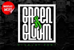 Green and Gloom | Modern Logotype Webfont for Stylish Brand Product Image 1