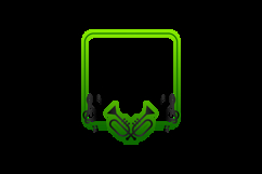 Green gradient frame with trumpet icon design Product Image 2