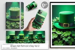 Digital Paper Hat Patrick's Day Product Image 1