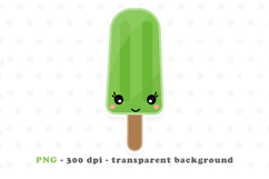 Green Ice Cream PNG | Cute Summer Dessert Clipart Product Image 1