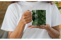 Green Leaf Background Mug sublimation design Product Image 2