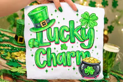 St Patrick's Day Lucky Charm PNG, Irish PNG, Shamrock PNG Product Image 1