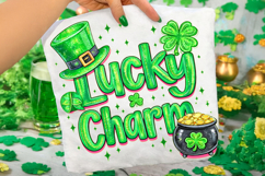 St Patrick's Day Lucky Charm PNG, Irish PNG, Shamrock PNG Product Image 2