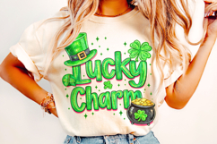 St Patrick's Day Lucky Charm PNG, Irish PNG, Shamrock PNG Product Image 3