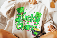 St Patrick's Day Lucky Charm PNG, Irish PNG, Shamrock PNG Product Image 4