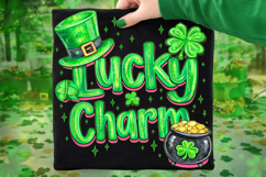 St Patrick's Day Lucky Charm PNG, Irish PNG, Shamrock PNG Product Image 7