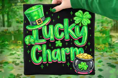 St Patrick's Day Lucky Charm PNG, Irish PNG, Shamrock PNG Product Image 7