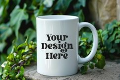 Green Nature Coffee Mug White Mockup Product Image 1