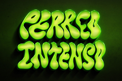 Green Neon Wall Text &amp; Logo Mockup Product Image 2