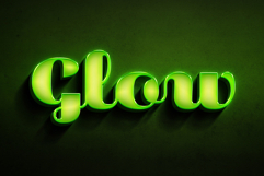 Green Neon Wall Text &amp; Logo Mockup Product Image 3