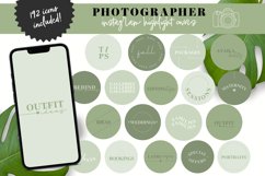 green photographer instagram highlight covers