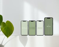 green photographer instagram templates