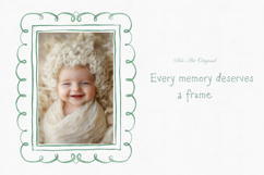 Hand-Drawn Whimsical Frames Clipart Wavy Watercolor Green Product Image 6