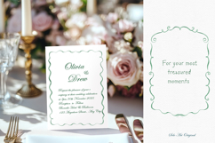 Hand-Drawn Whimsical Frames Clipart Wavy Watercolor Green Product Image 7