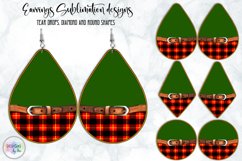 Santa Claus Earrings Designs | Christmas Earrings Prints Product Image 1
