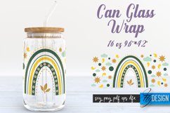Can Glass Wrap Rainbow SVG | Rainbow SVG Design | Template Product Image 1