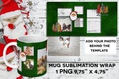 Green Mug Wrap, Santa Photo Mug Product Image 2