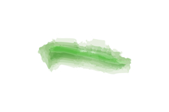 Green splash watercolor stroke brush art element design Product Image 1