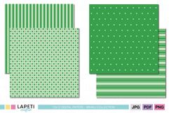 Green striped digital backgrounds for planners, crafts, and printable designs.