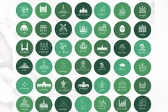 green travel blogger highlight stickers for instagram