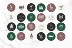 green travel instagram highlight covers