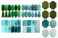 Green Vintage Scrapbook Ephemera Product Image 2