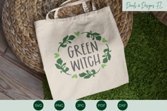 Green Witch Digital Design | Witchy SVG Product Image 1